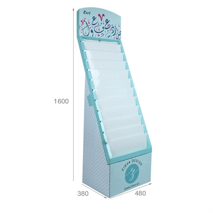 Greeting Card Floor Display Rack