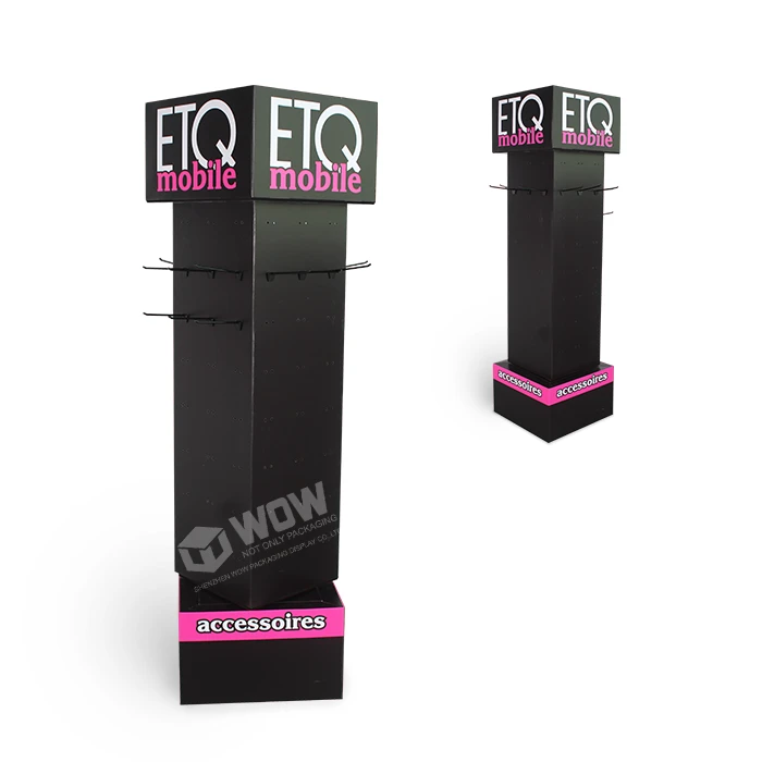 ​Floor Cardboard Display Stand With Hooks